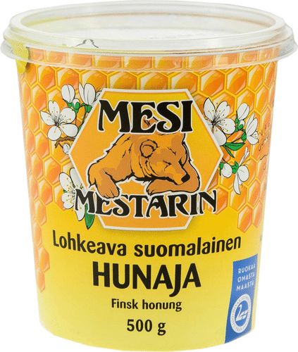 Mesimestarin hunaja 500g lohkeava｜Mesimestari 结晶蜂蜜 500g
