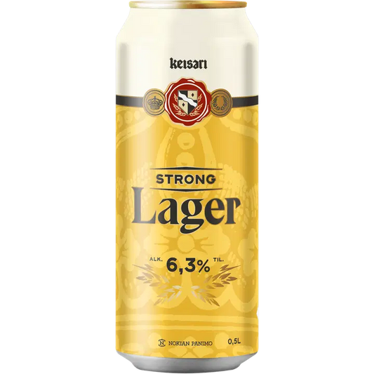 Keisari Strong Lager 6,3 til-% 0,5l｜Keisari 烈性饮料 6.3 vol% 0,5l