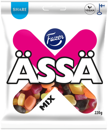Fazer Ässä Mix糖果袋 220g｜Fazer Ässä Mix karkkipussi 220g