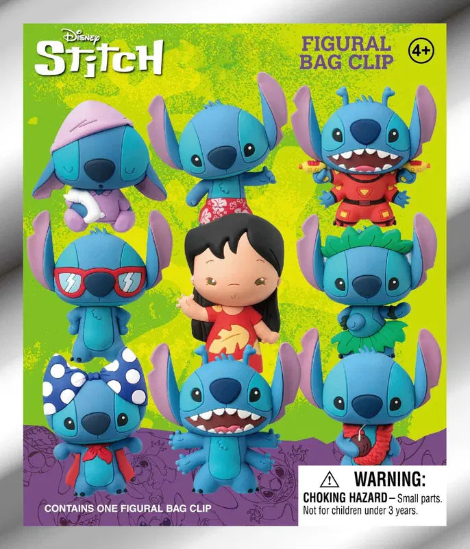 Lilo & Stitch 3D迪士尼史迪奇夹式人偶（6.5厘米）｜3D Disney Stitch Klipsihahmo (6,5cm)