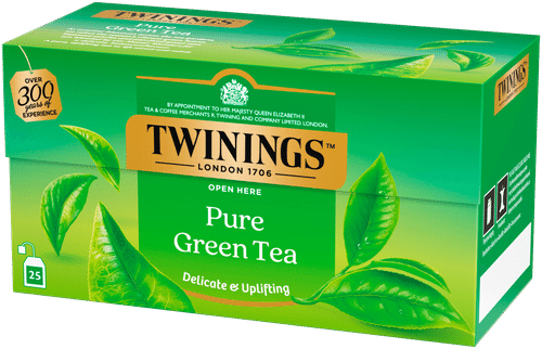 Twinings  25x2g Pure Green tea｜Twinings 25x2g 纯绿茶