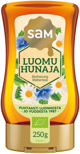 Hunajainen SAM Luomuhunaja 250g｜Hunajainen Sam 有机蜂蜜 250g