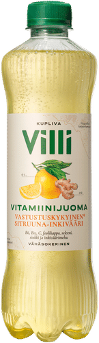 Villi Vitamiinijuoma sitruuna-inkivääri 0,5 l
