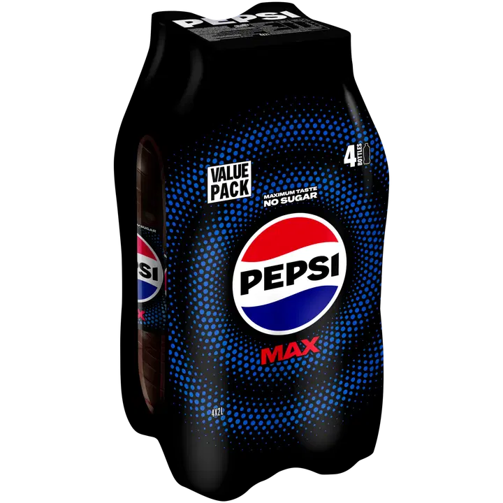4 x Pepsi Max virvoitusjuoma 2,0 l｜Pepsi MAX 4 x Pepsi Max 软饮料 2,0 l