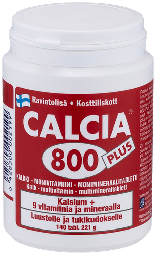 Calcia 800 Plus钙-复合维生素-复合矿物质片 140 tabl