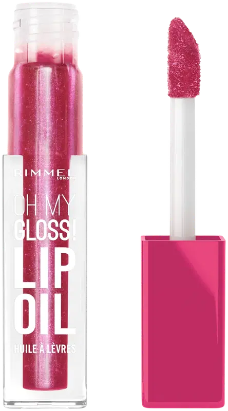 Rimmel London Rimmel Oh My Gloss! 唇油 4.5毫升 007 紫红冲击｜Rimmel Oh My Gloss! Lip Oil 4,5 ml 007 Fuchsia Punch huuliöljy