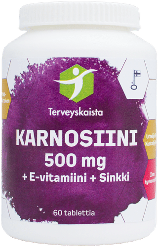 Terveyskaista 肌肽+维生素E+锌 60片