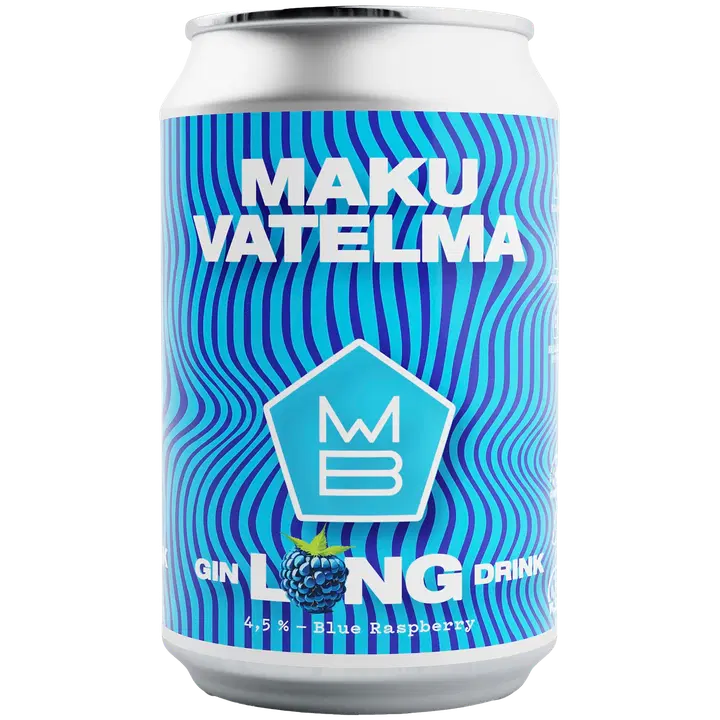 Maku Brewing blue raspberry gin long drink 4,5% 0,33l tlk｜Maku Brewing 蓝莓杜松子饮品长饮 4.5% 0.33l tlk