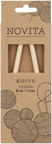 Novita 桦木环形针80厘米 7mm