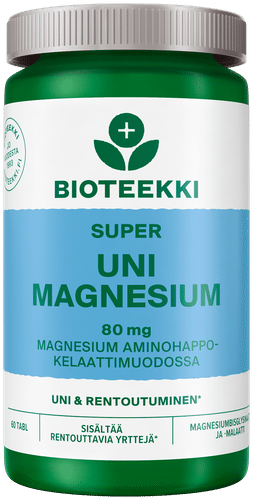 Bioteekki 超级睡眠镁膳食补充剂 60片
