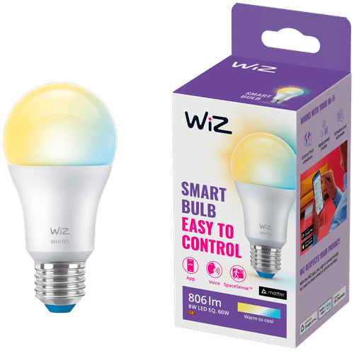 WiZ 智能灯泡 E27 A60 8.5W 暖白光 Wi-Fi