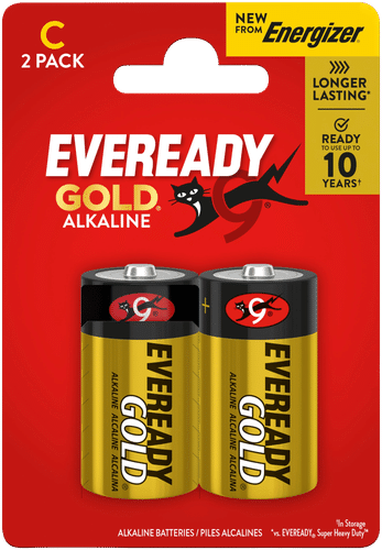 Eveready 电池 Gold C 2 kpl