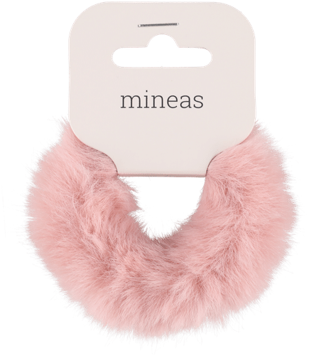 Mineas Hiuslenkki pörröinen vaaleanpunainen