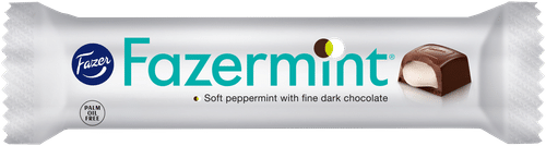 Fazer 菲泽薄荷黑巧克力棒 41g｜Fazer Fazermint tumma minttusuklaapatukka 41g