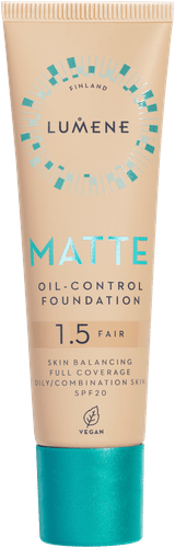 Lumene 控油哑光粉底液 SPF20 1.5 Fair 30 ml｜Lumene Matte Oil-control Mattameikkivoide SPF20 1.5 Fair 30 ml