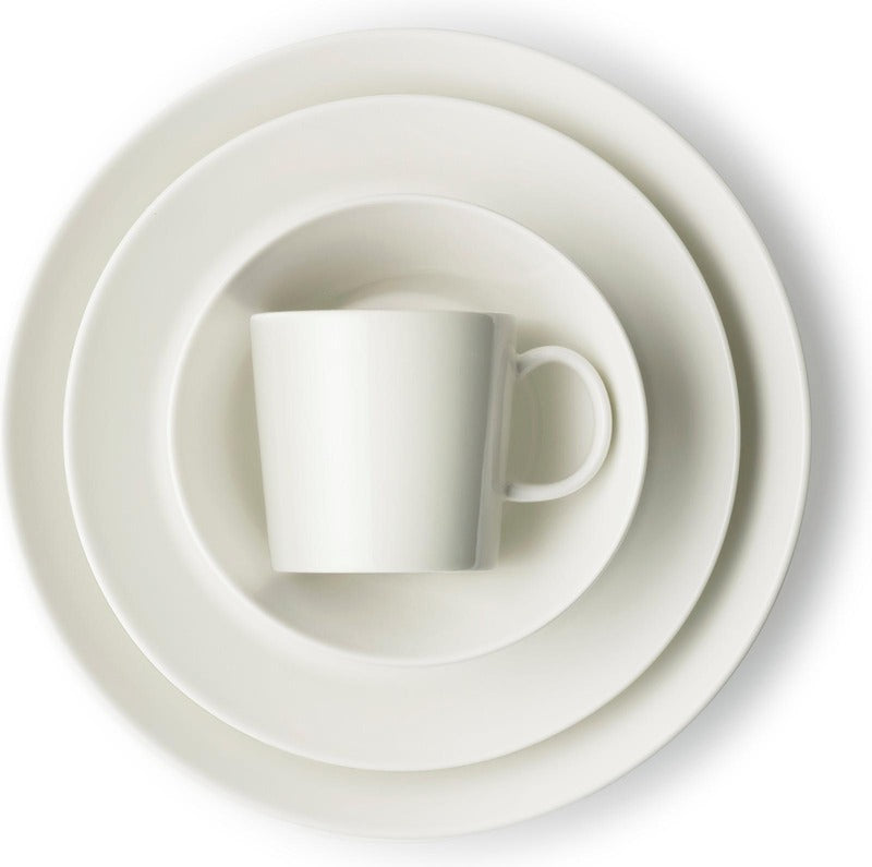 Iittala Teema白色盘子 17cm｜Iittala Teema valkoinen lautanen 17cm