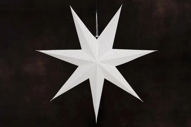 Finnlumor 纸星 7角 白色 75 cm