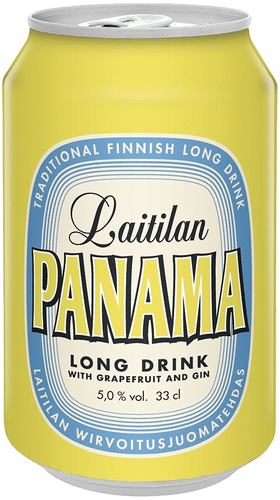 Laitilan 巴拿马风味饮品 5.0% vol 0.33升 风味饮品基葡萄柚味长饮