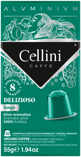 Cellini Lungo Deliz kahvikapseli 50 g 10 kpl｜Cellini Lungo Deliz 咖啡胶囊 50 克 10 kpl