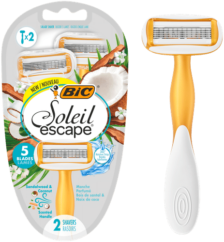 BIC Soleil Escape 5 Coconut & Sandalwood-varsiterä