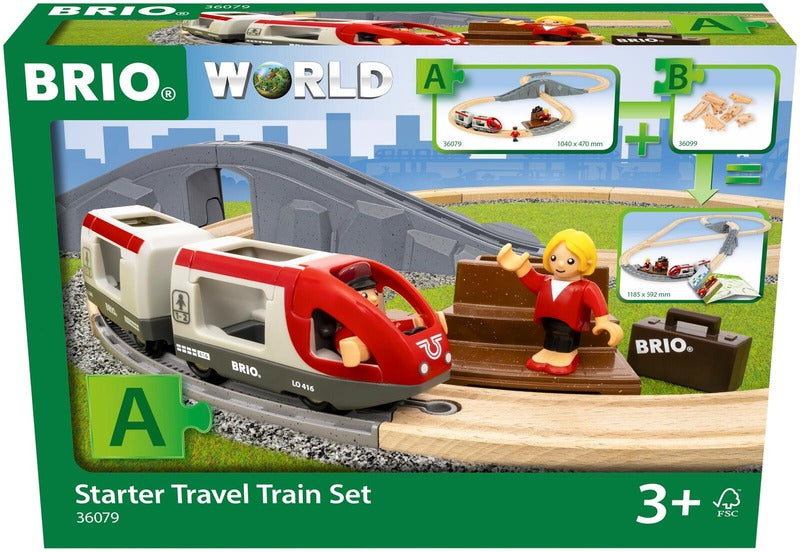 BRIO 客车模型套装入门包｜BRIO Henkilöjunasetti aloituspakkaus