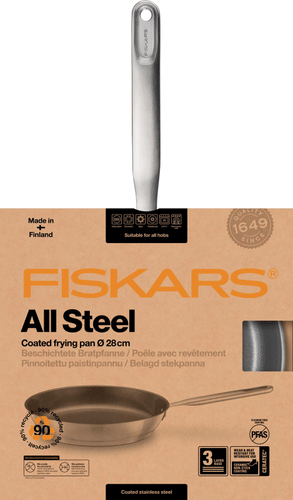 Fiskars 全钢煎锅 28cm｜Fiskars paistinpannu All Steel 28cm