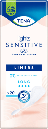 Tena Sensitive TENA Lights SENSITIVE Long 护垫 20 kpl