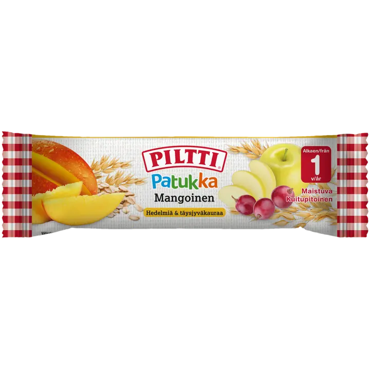 Piltti 25g Mangoinen välipalapatukka 1v｜Piltti 25克芒果零食棒 1年