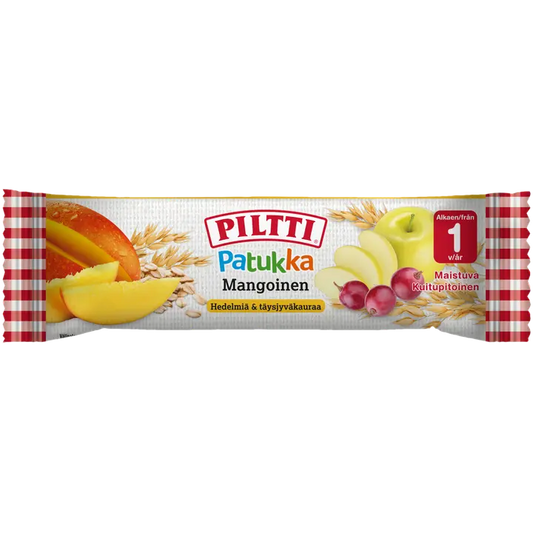 Piltti 25g Mangoinen välipalapatukka 1v｜Piltti 25克芒果零食棒 1年