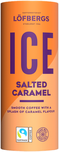 Löfbergs ICE Coffee Salted Caramel Jääkahvi 230 ml Reilukauppa｜Löfbergs ICE 咖啡咸焦糖冰咖啡 230 毫升 公平贸易