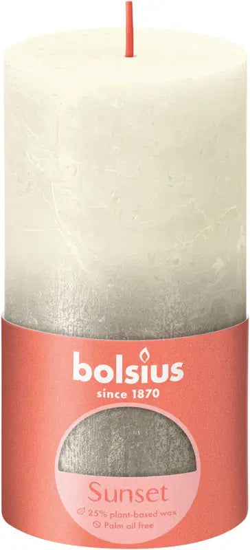 Bolsius 锈红PK 130/68 日落香槟｜Bolsius RUSTIIKKI PK 130/68 Sunset champagne