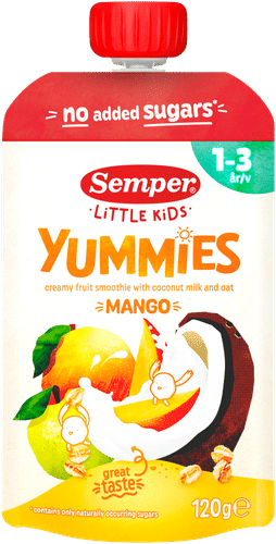 Semper Yummies 芒果果泥 120g 1-3岁