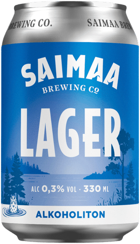 Saimaa Alkoholiton Lager 0,3% olut 0,33 l tölkki