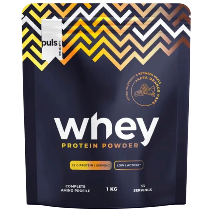 PULS WHEY Jaffa orange cake 1kg proteiinijauhe-Puls Nutrition PULS WHEY 雅法橙饼 1kg 蛋白粉
