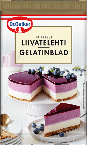 Dr. Oetker10kpl Liivatelehti｜Dr. Oetker 10片吉利丁片
