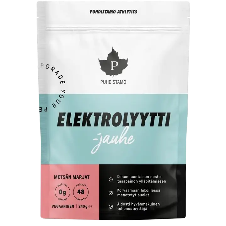 Puhdistamo Elektrolyyttijauhe Metsän marjat 240 g-Puhdistamo 电解粉 Metsä marjat 240 g