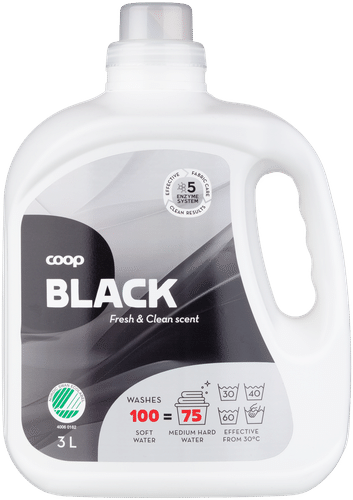 Coop 黑色深色衣物洗衣液 3 l