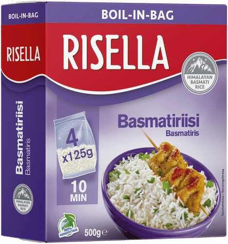 Risella Basmatiriisi keitinpussissa 4x125g
