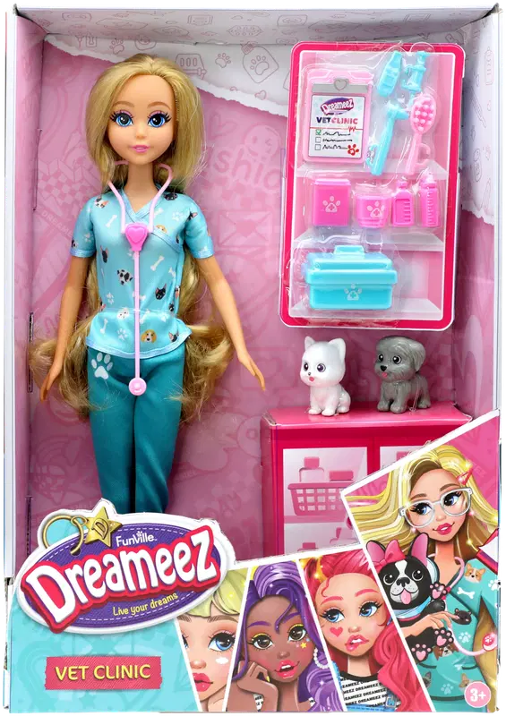 Dreameez 兽医玩偶及配件｜Dreameez-eläinlääkärinukke ja tarvikkeita