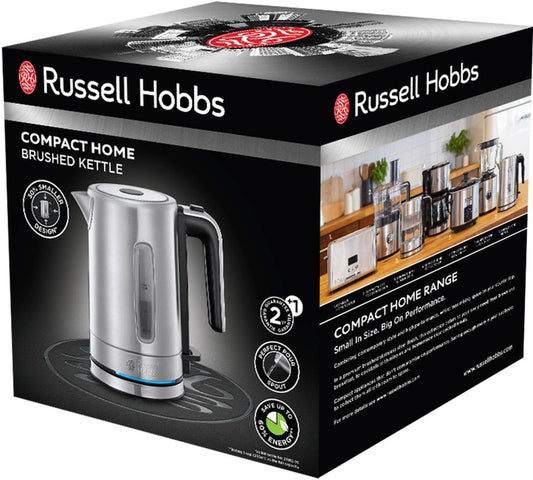 Russell Hobbs Compact Home 不锈钢电水壶｜Russell Hobbs Compact Home teräksinen vedenkeitin