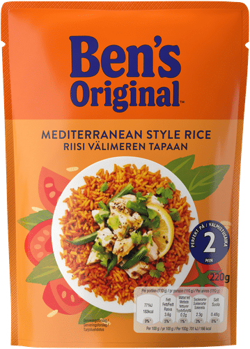 Ben's Original Välimeren tapaan valmisriisi 220g