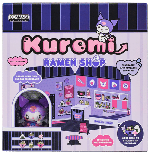 Comansi Kuromi 拉面店贴纸游乐套装