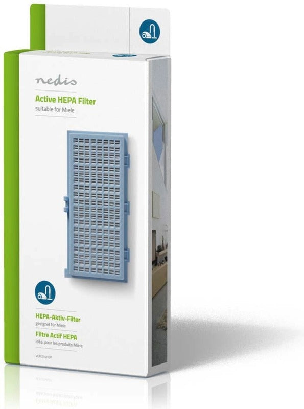 Nedis 活性炭HEPA滤芯 VCFI214HEP，适用于Miele S3xx-S8xx系列吸尘器