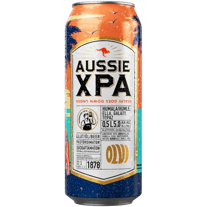 OLVI Aussie XPA 5,0 % 0,5 l tlk｜Olvi 澳大利亚 XPA 5.0% 0.5 升 tlk