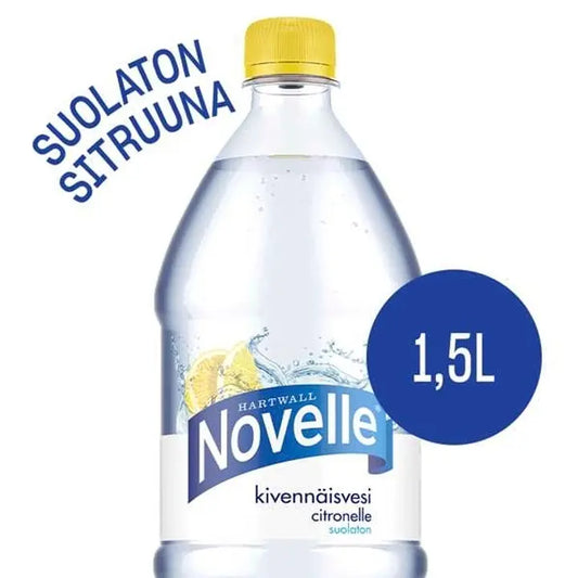 Hartwall Novelle Citronelle kivennäisvesi 1,5 l｜Hartwall Novelle 香茅矿泉水 1,5 l