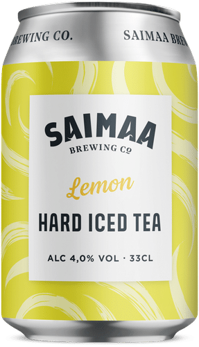 Saimaa 柠檬硬冰茶 4.0% 330毫升罐装