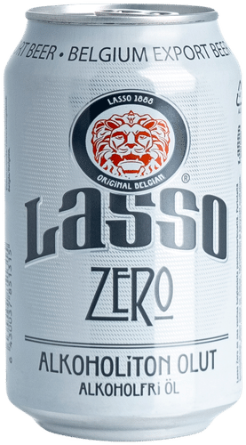 Lasso 零醇0.0%拉格麦芽饮料33cl罐装