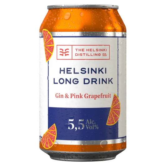Helsinki Long Drink Gin&Pink Grapefruit 5,5% 0,33 l tlk｜Helsinki 长饮杜松子饮品和粉红葡萄柚 5.5% 0.33 l tlk