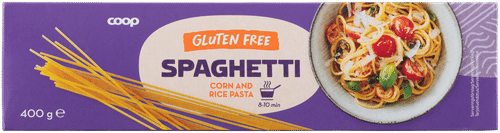 Coop 玉米大米意面无麸质 400 g｜Coop spagetti maissista ja riisistä gluteeniton 400 g