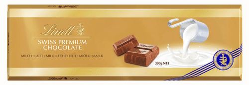 Lindt Gold 牛奶巧克力排 300g